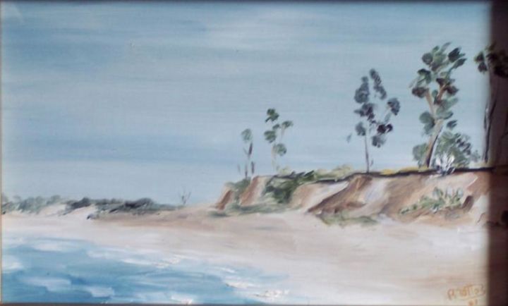 Pintura titulada "Recuerdo de Parque…" por Rosario De Mattos, Obra de arte original, Oleo