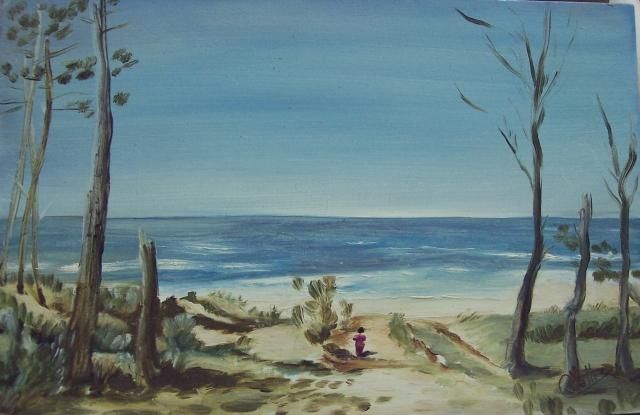 Pintura titulada "Recuerdos de Parque…" por Rosario De Mattos, Obra de arte original, Oleo
