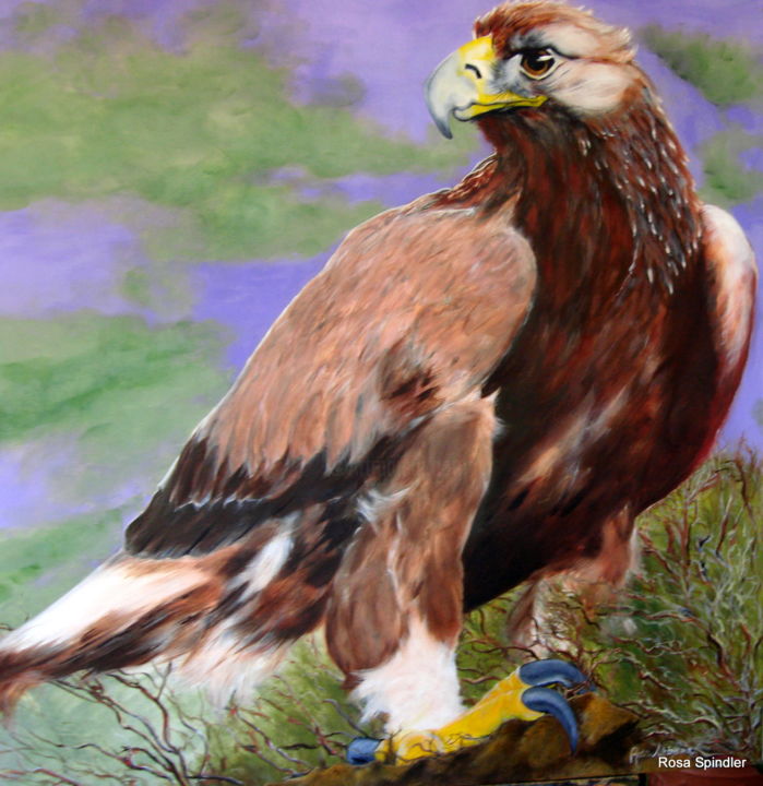 Painting titled "aguila-10.jpg" by Rosa Spindler, Original Artwork, Other