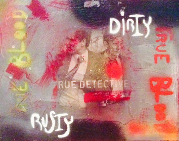 「Dirty Rusty」というタイトルの絵画 Rose-Agathe Steinerによって, オリジナルのアートワーク, アクリル