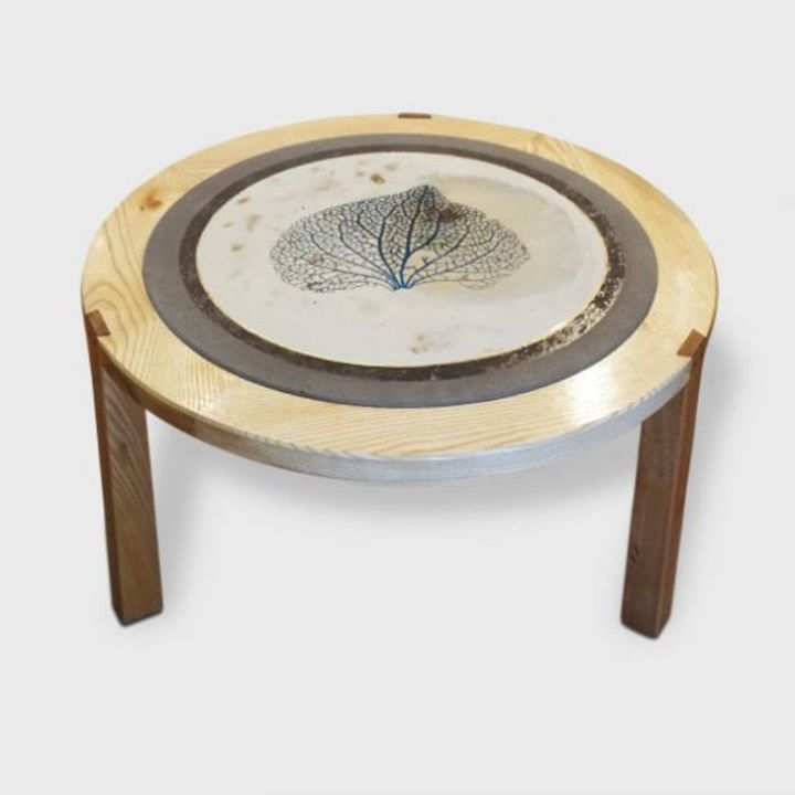 Design intitulada "Magnifique table ba…" por Rose Desmaisons, Obras de arte originais, Mobília