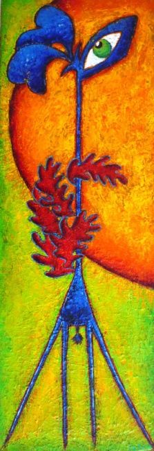 Painting titled "Qd-je-serai-grde-je…" by Rose Gicquiaud, Original Artwork