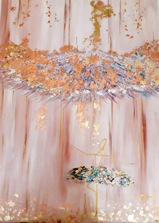Картина под названием "Prima Ballerina" - Rose Passalboni Giudicelli, Подлинное произведение искусства, Акрил
