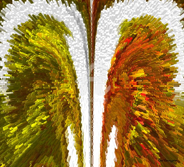 Arts numériques intitulée "Angel...?!" par Rose Canazzaro, Œuvre d'art originale