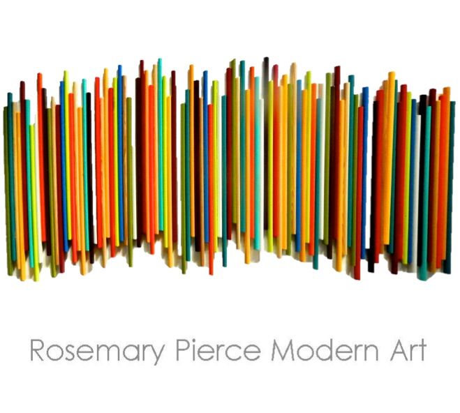 Painting titled "sticks-sculpture-ma…" by Rosemary Pierce, Original Art,