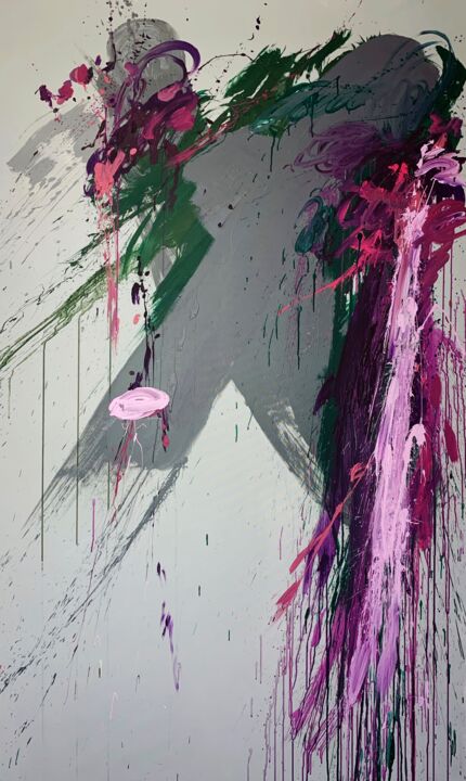 Malerei mit dem Titel "Color 29" von Rosi Roys, Original-Kunstwerk, Acryl