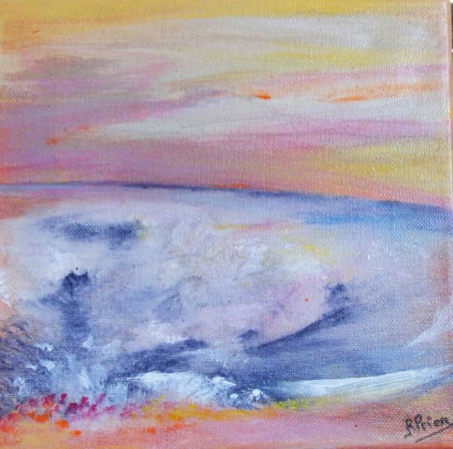 Painting titled "Terra Nova" by Rosiane Priam, Original Artwork