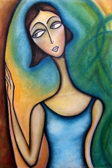 Drawing titled "Venus" by Rosina Guardia, Original Art, Other