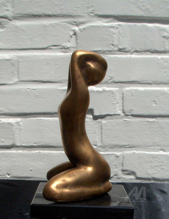 Skulptur mit dem Titel "9/11" von Rosita Allinckx, Original-Kunstwerk, Bronze