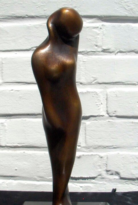 Skulptur mit dem Titel "Ouverture" von Rosita Allinckx, Original-Kunstwerk, Bronze