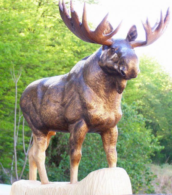 雕塑 标题为“sculpture  elk” 由David, 原创艺术品
