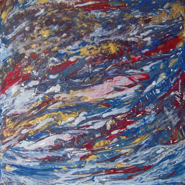 Painting titled "Colori che danzano" by Anthea, Original Artwork