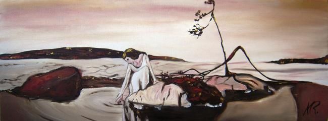 Painting titled "alba" by Anthea, Original Artwork
