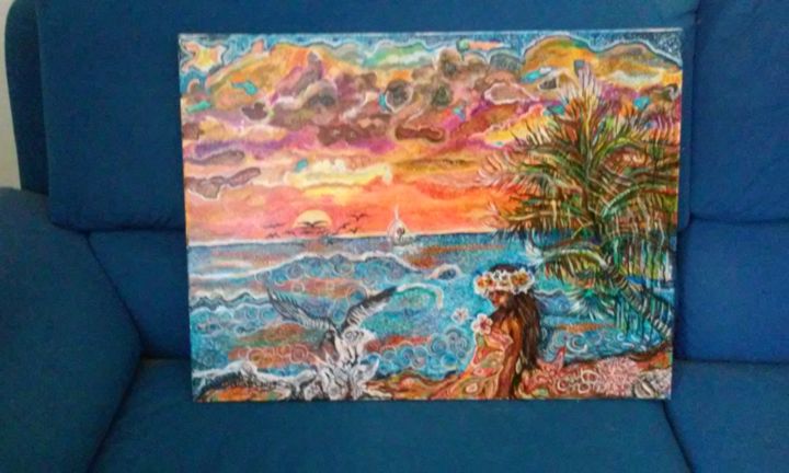 Pittura intitolato "20170730-180355.jpg" da Rossella Quebella, Opera d'arte originale,