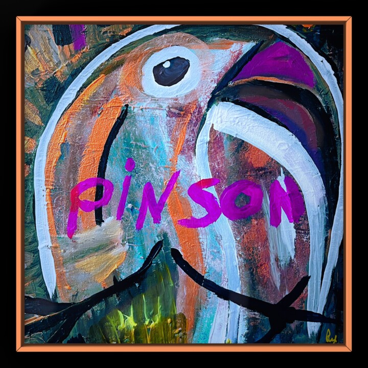 Arts numériques intitulée "Pinson" par Rossi Roberto, Œuvre d'art originale, Peinture numérique