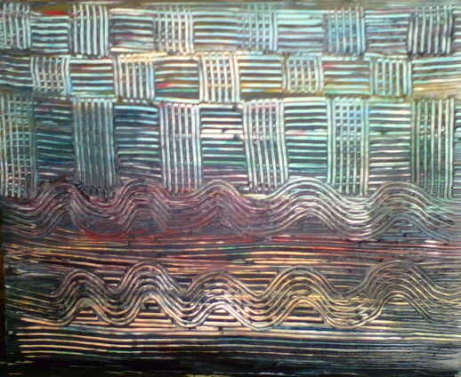 Painting titled "Segno" by Rosyart, Original Artwork
