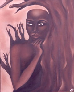 Peinture intitulée "La Tala - Havoc" par Francesca Rota-Loiseau, Œuvre d'art originale, Autre