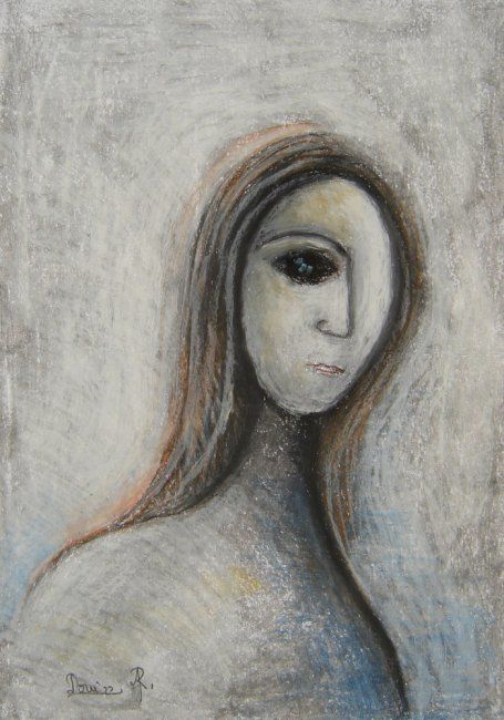 Malarstwo zatytułowany „Portrait of a Girl” autorstwa Roxana Donisanu, Oryginalna praca