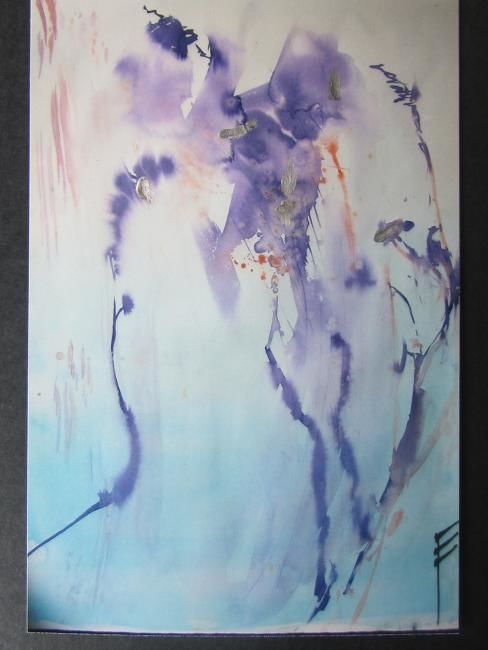 Painting titled "Lavender" by Roxanne Frazer, Original Artwork