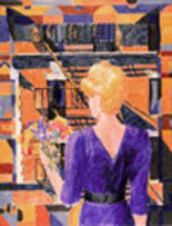 Drawing titled "Prewar" by Roxanne Baldwin, Original Art,
