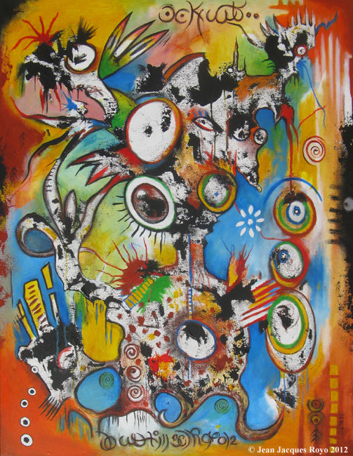 Peinture intitulée "Sans titre 200312" par Jean Jacques Royo, Œuvre d'art originale, Acrylique