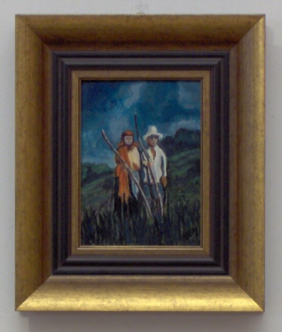 Painting titled "Aratás" by Rózsa Szűcs, Original Artwork