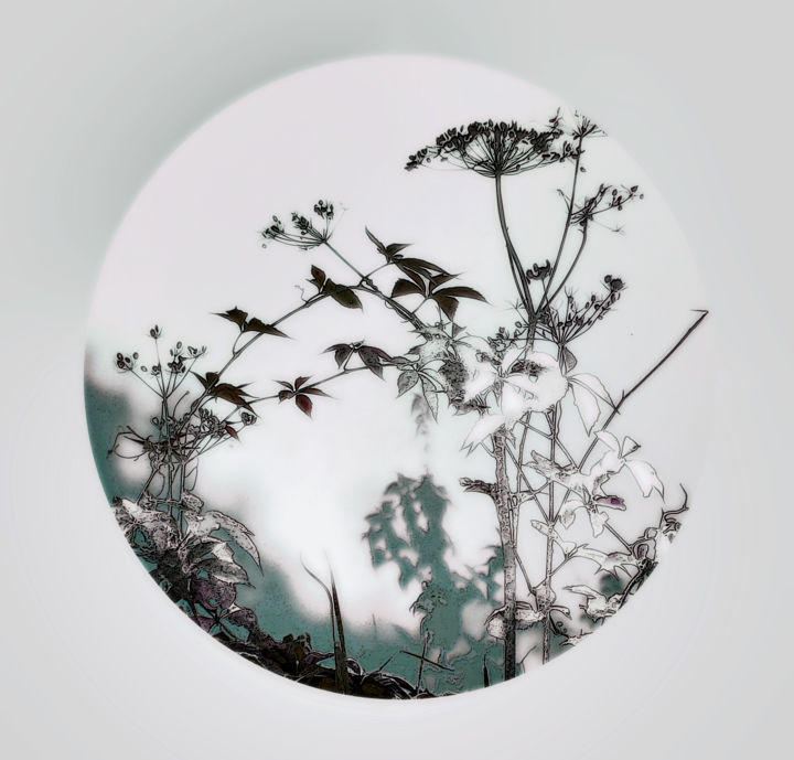 Photographie intitulée "Ombre chinoise" par Michel Guillaumeau, Œuvre d'art originale, Photographie numérique