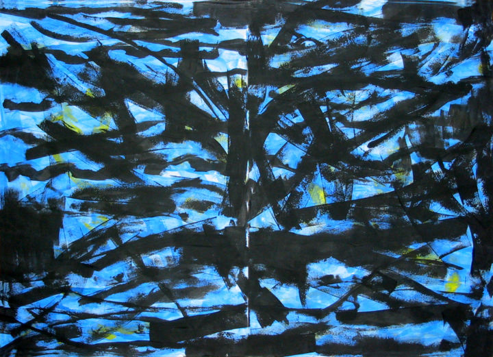 Painting titled "chaos-3.jpg" by Romen Stoilov, Original Art, Acrylic