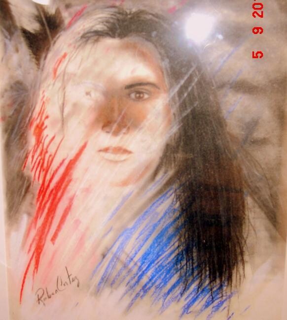 Painting titled "Vanishing" by Ruben Cortez, Original Artwork, Oil