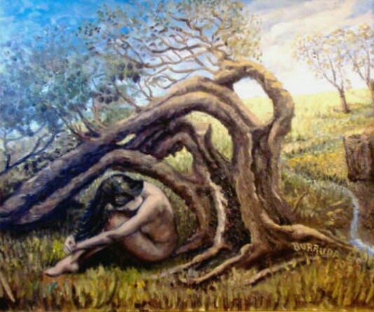 Painting titled "EQUILIBRIUM" by Ruben Dario Burschtin, Original Artwork