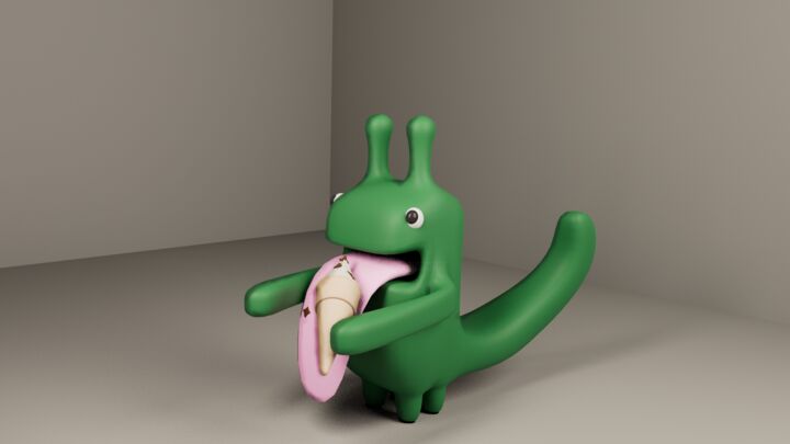 Digital Arts titled "Android Monster" by Ruben Uremassi, Original Artwork, 3D Modeling