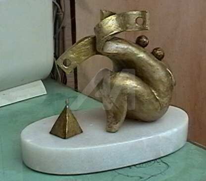 Sculpture intitulée "ARREPENTIDA" par Ruben Ornelas, Œuvre d'art originale,