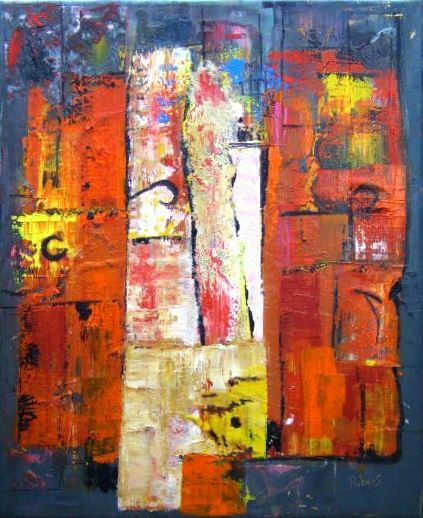 Abstracto I, Painting by Ruben | Artmajeur