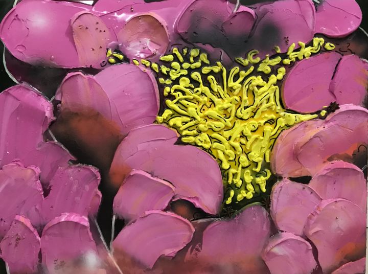 Pittura intitolato "FULL BELLY" da Ruben, Opera d'arte originale, Altro