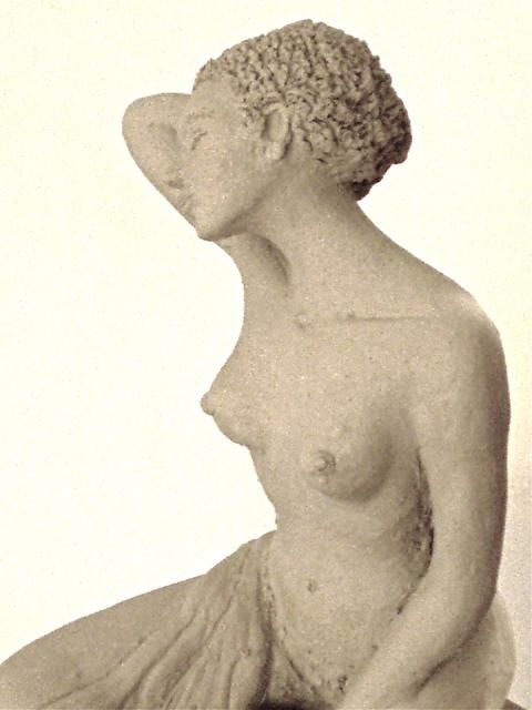 Sculpture titled "Elle / vue de profil" by Marion Rudermann, Original Artwork