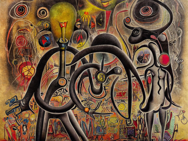 Digital Arts titled "Graffiti No. 9  --…" by Rüdiger Geisler, Original Artwork, Digital Painting