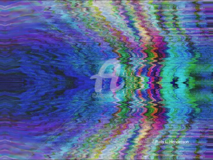 Arts numériques intitulée "Waves of Colors" par Rudy L. Henderson, Œuvre d'art originale, Collage numérique