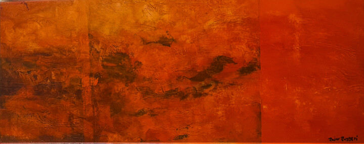 Pittura intitolato "Abstract 8" da Ruggeri, Opera d'arte originale, Acrilico Montato su Telaio per barella in legno