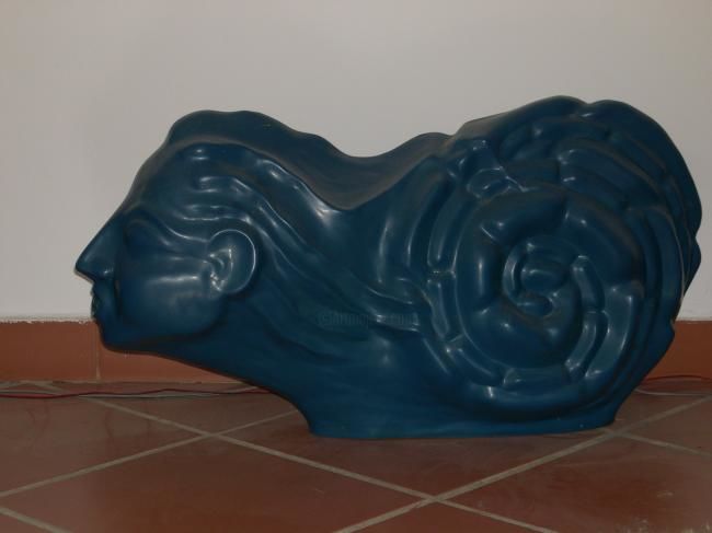 Sculpture titled "Fonte Barroca" by Rui Pissarro, Original Artwork, Ceramics