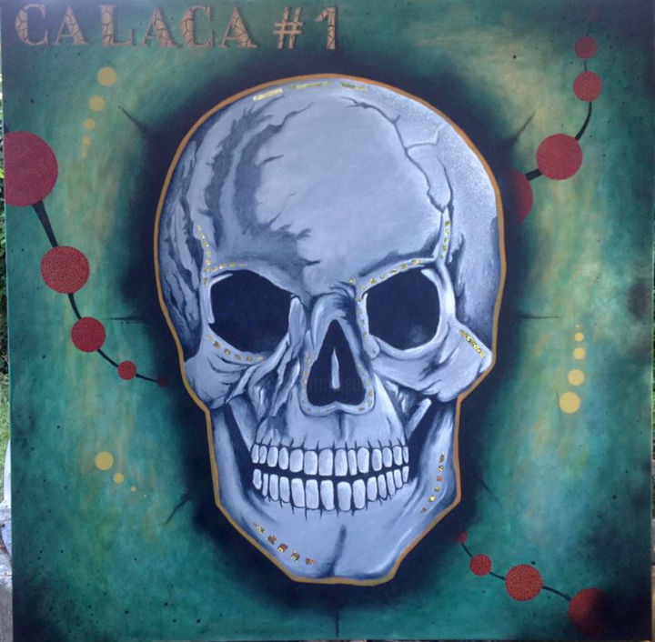 Peinture intitulée "CALACAS # 1" par Jean-François Ruiz-Cuevas, Œuvre d'art originale,