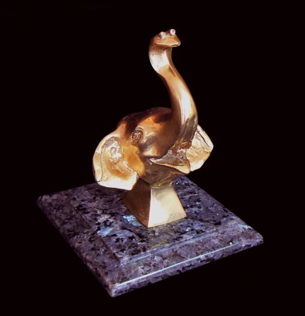 雕塑 标题为“Elephant-cobra / Gh…” 由Rumen Sabev, 原创艺术品