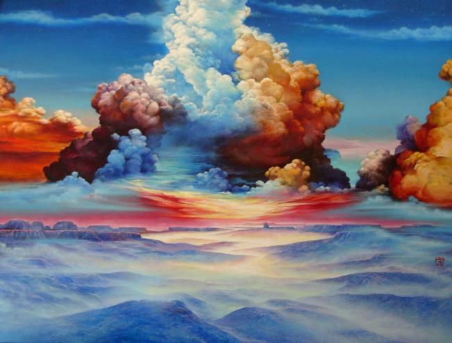 绘画 标题为“天堂” 由Wei Li, 原创艺术品