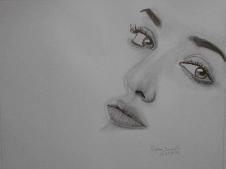 The Expression Jpg Drawing By Rupam Dasgupta Artmajeur