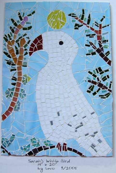 Artcraft titled "Sarah's White Bird" by Ruta Sevo, Original Artwork