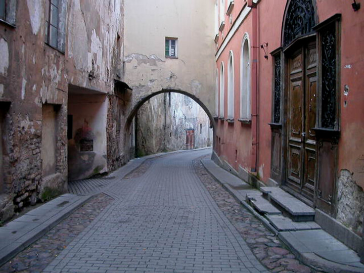 Цифровое искусство под названием "vilniusoldcitystree…" - Ruta Sevo, Подлинное произведение искусства