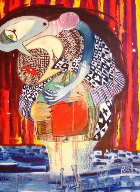 Картина под названием "let it all go" - Ruta Spelskyte, Подлинное произведение искусства
