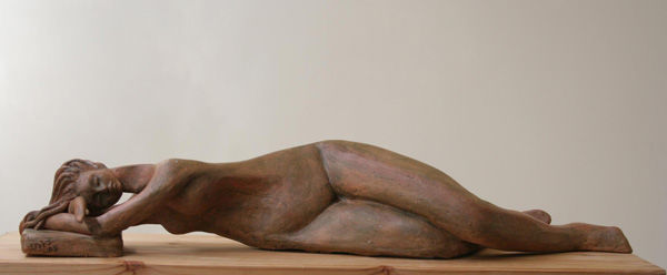 Sculpture titled "Dreams" by Tal Golan, Original Artwork, Terra cotta