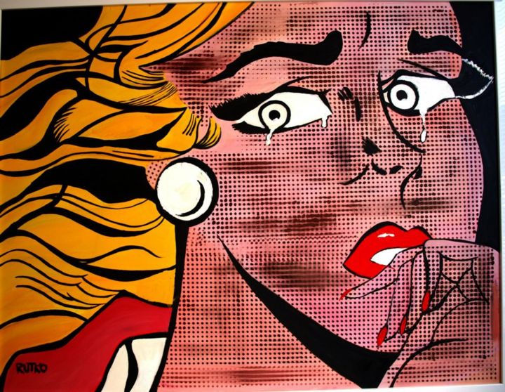 Painting titled ""Blond"" by Rutko, Original Art, Oil