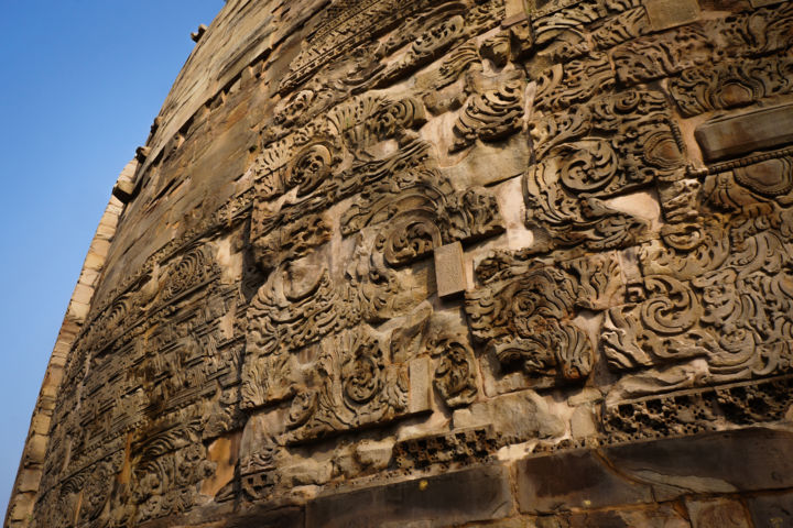 Photographie intitulée "Dhamekh Stupa, Sarn…" par Ruud Kimmelaar, Œuvre d'art originale, Photographie numérique