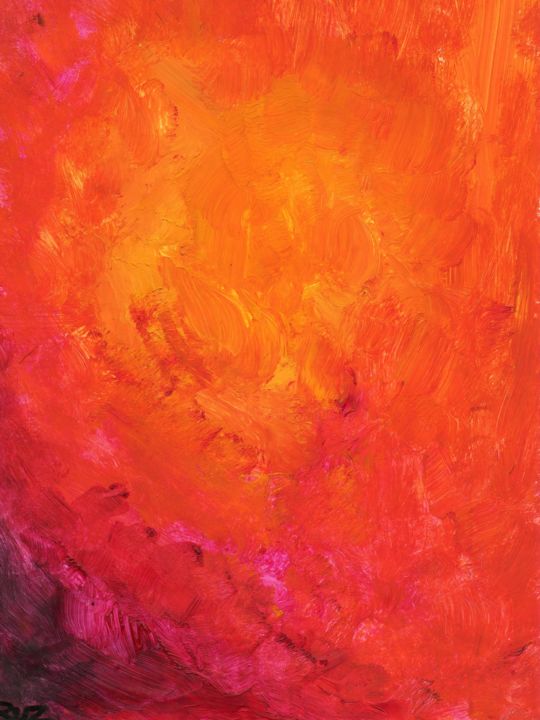 Painting titled "abstract magma 28,…" by Ruz Forest, Original Artwork, Other